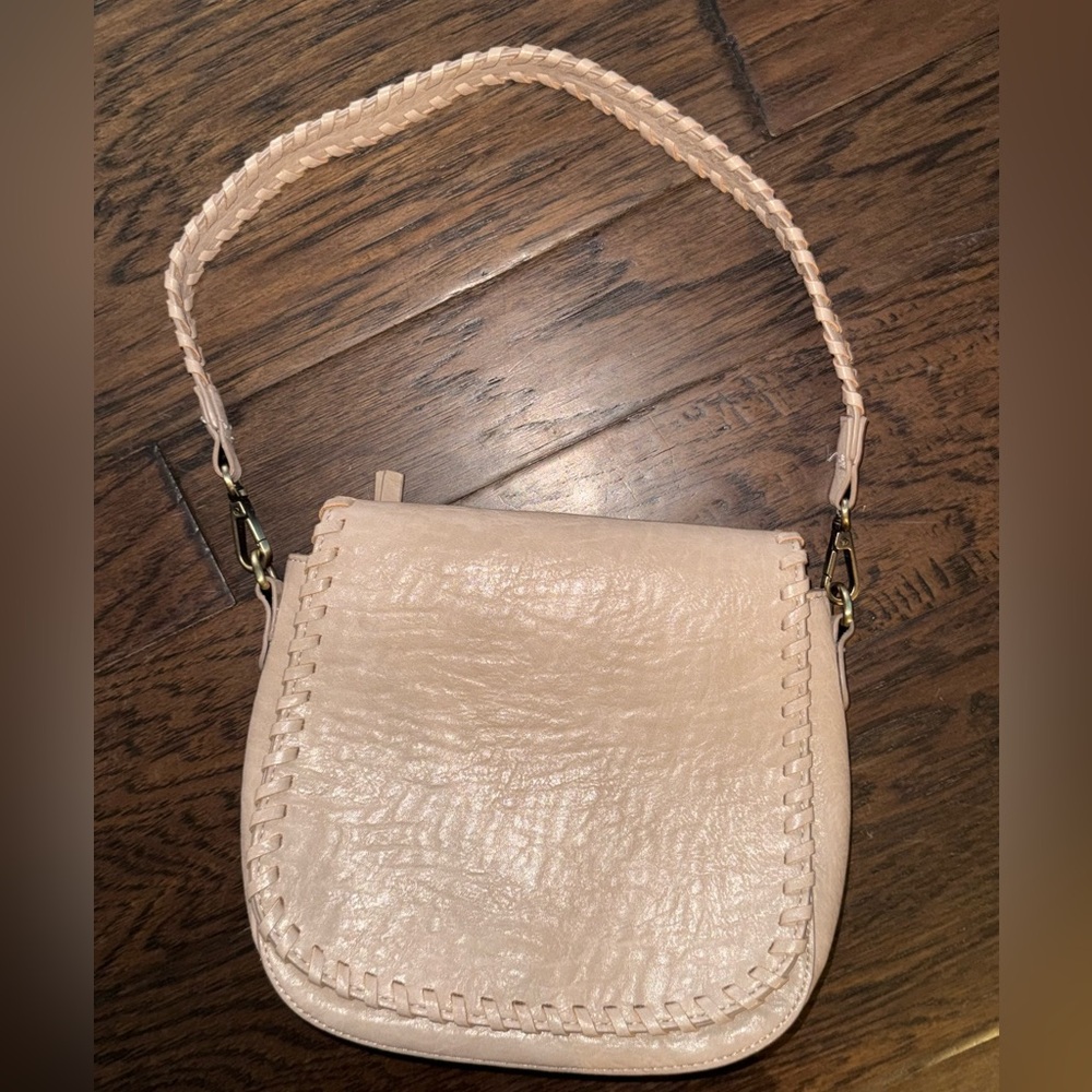 Joy Susan - Annie WhipStitch Saddle Convertible Crossbody Bag - Taupe